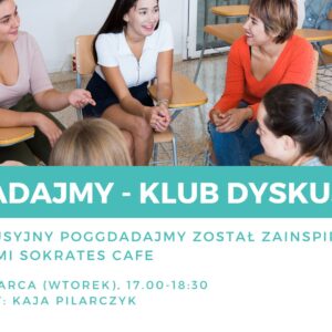 Klub Dyskusyjny PoGGadajmy – Socrates Cafe