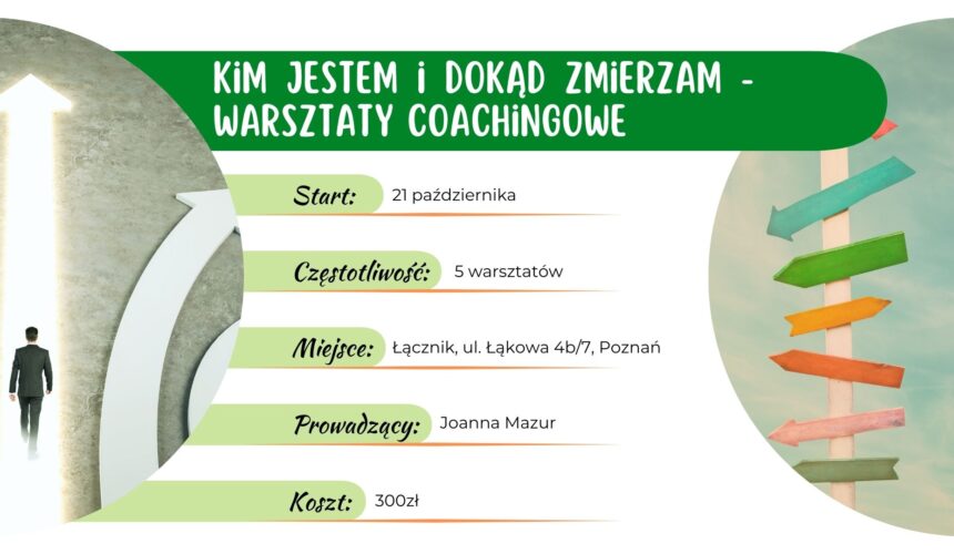 Kim jestem i dokąd zmierzam – warsztaty coachingu grupowego