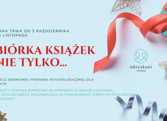 Zbiórka książek, roślin i bożonarodzeniowego rękodzieła